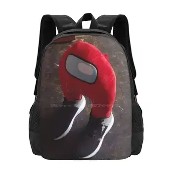 Рюкзак с рисунком Sus, школьные сумки Amogus
