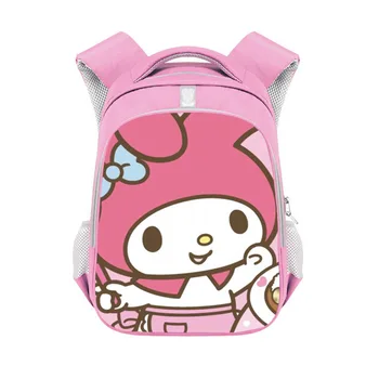 Sanrio Hello Kitty Kuromi My Melody Детская школьная сумка Студенческий Мультфильм Милый Подгузник Модный Рюкзак для мамы