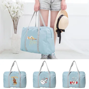 Женские Дорожные сумки-органайзеры, Большая ручная кладь, пакет для выходных, одежда для хранения Аниме-сумок, аксессуары для путешественников, вещевой мешок