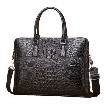 Новый мужской деловой портфель из натуральной кожи, роскошная сумка для компьютера на одно плечо, высококачественная модная сумка-мессенджер