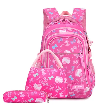 3 шт./компл. Школьные сумки для Девочек-подростков с Принтом, Школьные Рюкзаки, детский Ортопедический Дорожный Рюкзак, школьная сумка mochila infantil