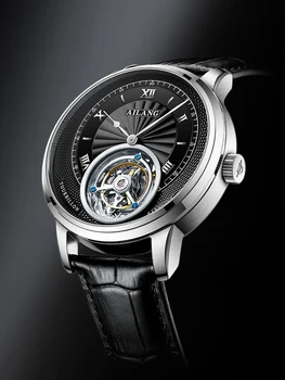 Часы AILANG мужские механические аутентичные известного бренда tourbillon механические часы новые полые мужские часы с настоящим турбийоном 4