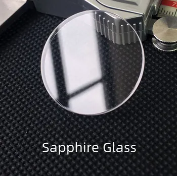 Плоское Сапфировое Часовое стекло Толщиной 0,8 мм, Плоская Круглая Кристально Чистая Передняя крышка Диаметром 30 мм-36,5 мм, каждый размер 1ШТ YZC939