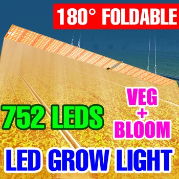 Светодиодная фитолампа полного спектра 220 В, Тепличный светильник для комнатных растений для рассады, цветов, семян, Палатка для выращивания 110 В, Лампа для выращивания гидропоники