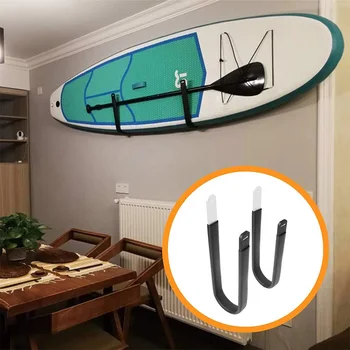 Настенный стеллаж для доски для серфинга, настенный дисплей, Кронштейн-органайзер для сноуборда в помещении, Кронштейн для доски для серфинга, тяговая накладка