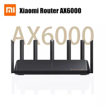 Xiaomi Router AloT Wifi6 AX6000 160 МГц 4K QAM 512 МБ Гигабитный Vpn Офис Для Домашнего использования Ретранслятор внешнего сигнала Маршрутизаторы Сетевые