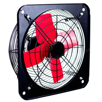 10-дюймовый Электрический Вытяжной вентилятор Вентилятор вентиляционной трубы для кухонного настенного окна Промышленный встроенный вентилятор из нержавеющей стали