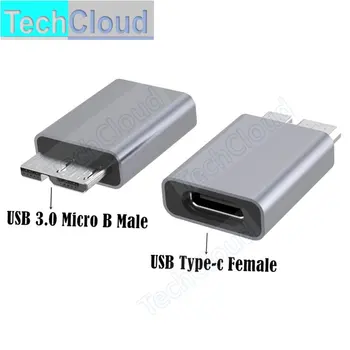 Адаптер USB C к Micro B USB Type-c женский к USB3.0 Micro B Мужской Преобразователь данных и заряда для ПК Ноутбука Планшета HDD SSD