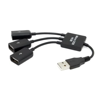Zihan USB 2,0 на 3 порта концентратор, кабельная шина питания для ноутбука Mac, портативных ПК, мыши и флэш-диска