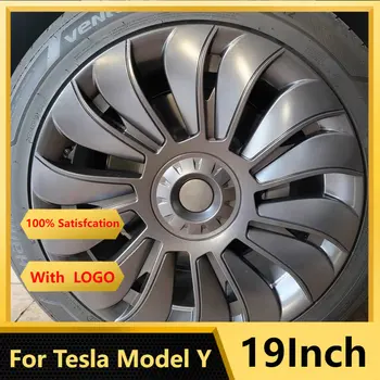 19-Дюймовый Колпак для Колесной Крышки Tesla Model Y, Оригинальная Автомобильная Сменная Колесная Крышка, Комплекты Протекторов Автомобильных Колесных Колпаков 2022