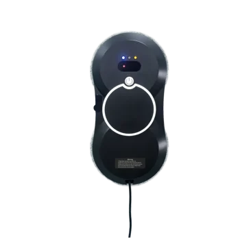 Домашний робот для мытья окон с резервуаром для воды и тряпкой, интеллектуальный робот с датчиком границ одним щелчком мыши, эффективный для предотвращения падения