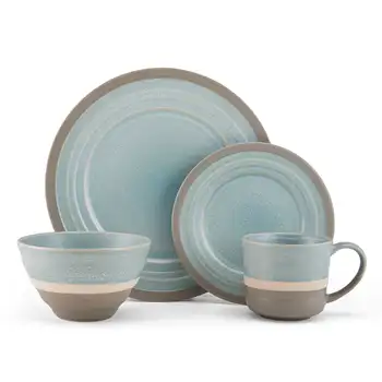 Pfaltzgraff® Набор посуды из керамики Adina Blue из 16 предметов