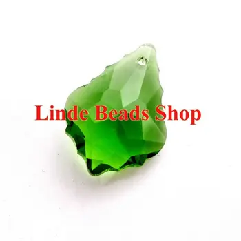Бесплатная доставка! Оптовая продажа AAA высшего качества 22 мм кристалл 6090 подвеска в стиле барокко травянисто-зеленого цвета 50 шт.