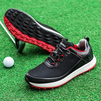 Новая Профессиональная Мужская обувь для гольфа, Удобная Дышащая Обувь для тренировок по гольфу, Нескользящая обувь для гольфа, Размер 39-48