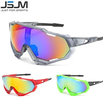 JSJM 2022 Новая Мода Велосипедные Солнцезащитные Очки Очки Мужчины Женщины Ветрозащитные Виды Спорта На открытом Воздухе Красочные Велосипедные Очки Для Верховой Езды Очки
