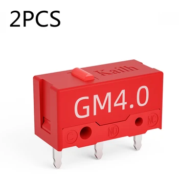 2шт Красный Микропереключатель 60M Life Игровая Мышь Микропереключатель 3 Pin Red Dot Используется На компьютерных Мышах Левой Правой Кнопкой GM4.0