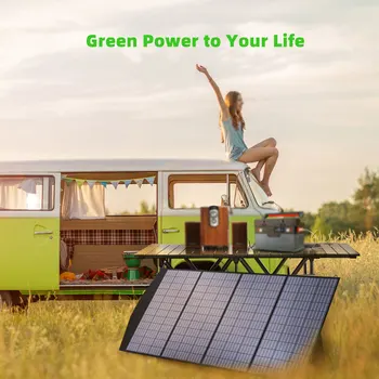 200W12V18V Монокристаллическая Складная сумка для солнечной энергии, мобильное хранилище энергии, Производство электроэнергии, Фотоэлектрический автомобиль, Портативная энергия