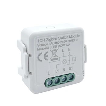CORUI Tuya ZigBee Smart Switch Модуль 1/2 Способ Управления DIY Мини-Переключатель Автоматизация Умного Дома Работа С Alexa Google Home