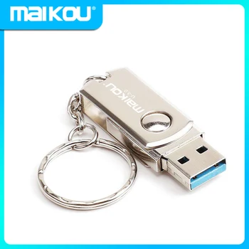 Maikou Металлический Вращающийся Высокоскоростной флэш-накопитель USB3.0 U-диск Memory Stick Ручка-накопитель 0