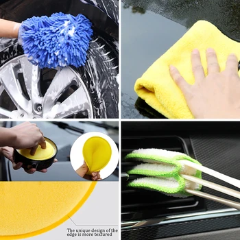 Щетка для сверления деталей для чистки обода автомобильных шин Набор щеток для сухой чистки автомобиля Щетки для чистки интерьера и экстерьера автомобиля 2