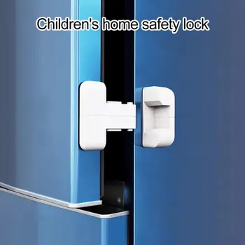 Легко открывающийся замок холодильника, защищающий дом от детей, с мощными замками для холодильных шкафов, Простое управление дверцей ящика одной рукой