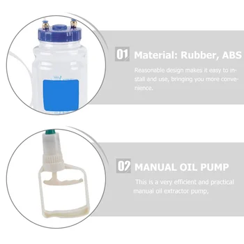 Пневматические инструменты Ручной масляный насос Автомобильный экстрактор Расходная жидкость для перекачки автомобильного топлива Резина 5