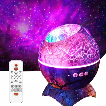 Проектор Star Galaxy Лампа LED Dragon Egg Ночные огни Удаленный Bluetooth Динамик Украшение детской комнаты Световые дискотеки Подарки