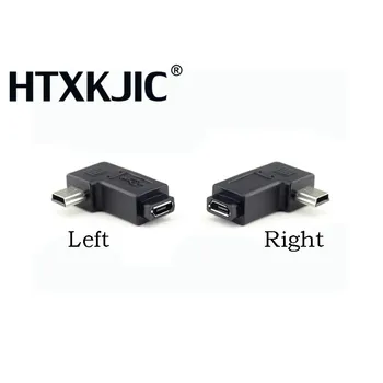 Разъем MINI USB male to Micro usb female 90 градусов micro extend adapter Правый левый угол Оптом в наличии разъем usb 2.0