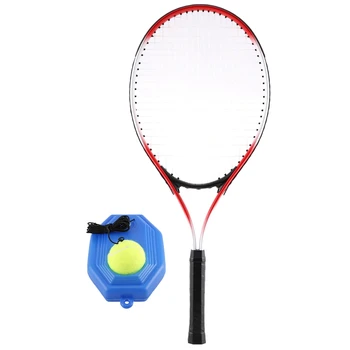 Тренажер для игры в теннис с ракеткой и мячом, Эластичное Тренировочное устройство для занятий теннисом, Аксессуары для тенниса