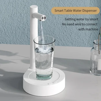 Интеллектуальный Настольный Диспенсер для бутылок с водой USB Автоматический Насос для бутылок с питьевой водой На 5 галлонов и универсальных бутылок