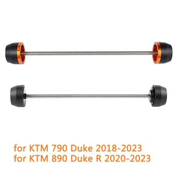 Для мотоцикла KTM 2020-2023 890 Duke R Ползунки Переднего/Заднего Колеса Вилки Оси, Падающие Аварийные Ползунки для KTM 790 Duke 2018-2023 1