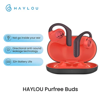 Наушники Haylou PurFree Buds TWS Беспроводные Bluetooth OW01, Наушники с защитой от утечки звука, Наушники с шумоподавлением, спортивная гарнитура