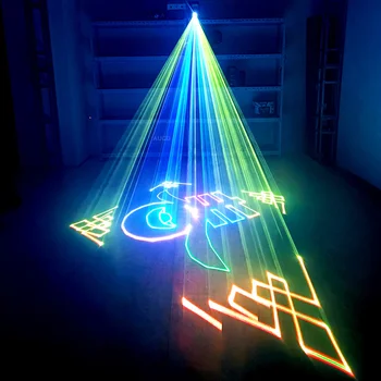 Портативный RGB IP65 Водонепроницаемый Телефон APP Control Aurora Лазерный Проектор Освещает Звездное Небо Лампой DJ Party Show DMX512 Ночное Освещение 4