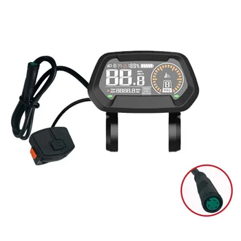 Электрический Велосипед Интеллектуальный ЖК-дисплей DZ43 Ebike LCD Instrument Screen Для Bafang BBS01 BBS02 BBSHD Со Средним двигателем