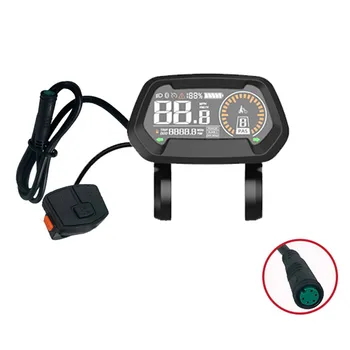 Электрический Велосипед Интеллектуальный ЖК-дисплей DZ43 Ebike LCD Instrument Screen Для Bafang BBS01 BBS02 BBSHD Со Средним двигателем 1