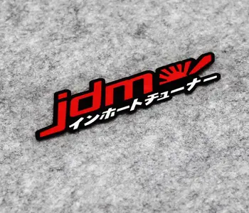 Красная Японская наклейка на автомобиль JDM, виниловые Японские наклейки, клейкие наклейки на мотоцикл, квадроцикл, наклейка на велосипед, модифицированная