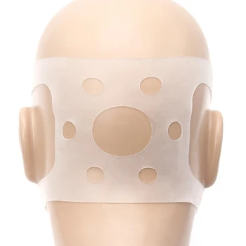 Силиконовая маска для наркоза с четырьмя головками, фиксированный ремень для взрослых и детей, универсальный утолщенный простой респиратор, аксессуары стерильный