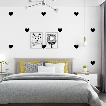 Обои в скандинавском стиле Ins Современная минималистичная Геометрическая гостиная в форме сердца, спальня, ТВ-фон, Настенная сетка, красные обои