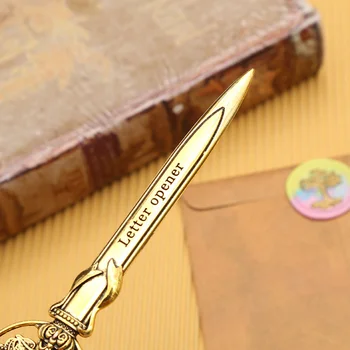 Металлический Нож для Открывания Писем в стиле Mr. Paper 6, Европейский Нож для открывания Конвертов, Нож для открывания писем Из цинкового сплава, Универсальный Нож 4