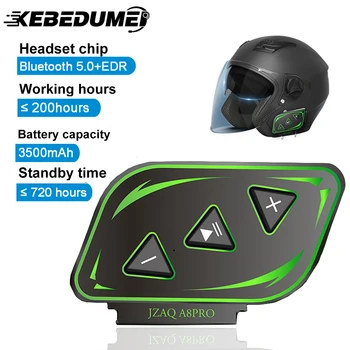 A8 Мотоциклетный шлем Гарнитура Мотоцикл BT Переговорное устройство Мотоциклетная Bluetooth гарнитура Шлем Домофон стерео для мобильного телефона 2 Всадника