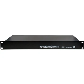 URay HEVC 1U 4-Канальный Потоковый Кодировщик HD 3G SDI-IP 4-канальный Кодировщик H.265 H.264 RTMP RTMPS Для прямой трансляции
