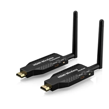 Новейший Удлинитель HDMI Wireless Plug and Play 50M Беспроводной HDMI Передатчик и приемник 1080P HD 5G WiFi для подключения ноутбука к телевизору