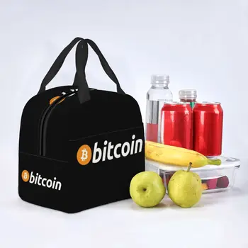 2023 Новый Биткоин Официальный Термоизолированный Ланч-пакет Cryptocurrency BTC Blockchain Geek Ланч-Контейнер Для Школьной Коробки для еды 4