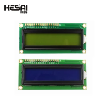 Синий экран Желто-зеленый Экран IIC /I2C 1602 Модуль ЖК-экрана LCD1602A Синий экран С Модулем Сзади