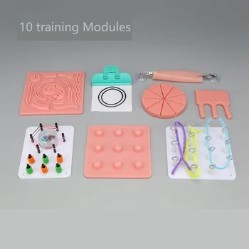 Модули для обучения на лапароскопическом тренажере и камера