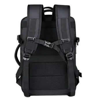 Мужской Расширяемый рюкзак для деловых поездок, многофункциональный USB-зарядка, водонепроницаемый рюкзак большой емкости, 17-дюймовая сумка для ноутбука 2