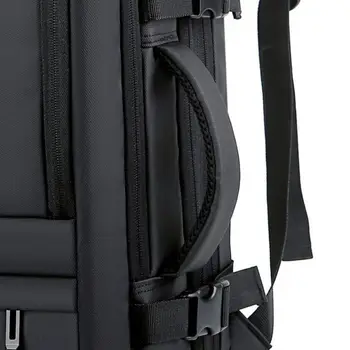 Мужской Расширяемый рюкзак для деловых поездок, многофункциональный USB-зарядка, водонепроницаемый рюкзак большой емкости, 17-дюймовая сумка для ноутбука 4