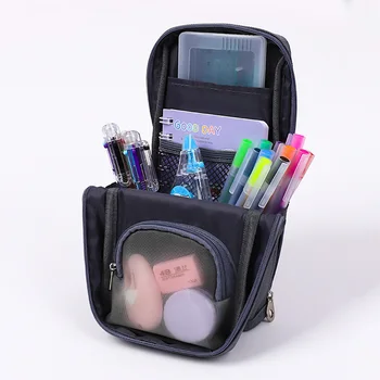 Креативный холщовый пенал для карандашей большой емкости, школьный пенал для ручек, милая сумка для карандашей, простые карандаши, канцелярские принадлежности