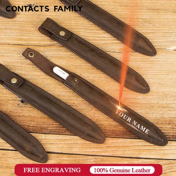 CONTACT'S FAMILY 10p оптовая продажа, Натуральная кожа для Apple, чехол для карандашей, чехол, чехол, планшет, сенсорный стилус, ручка, Держатель