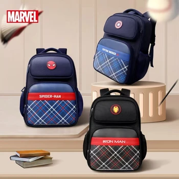 2022 Disney Новые школьные сумки для мальчиков, Ортопедический рюкзак для учащихся начальных классов, Железный Человек-паук, Капитан Америка, Mochilas